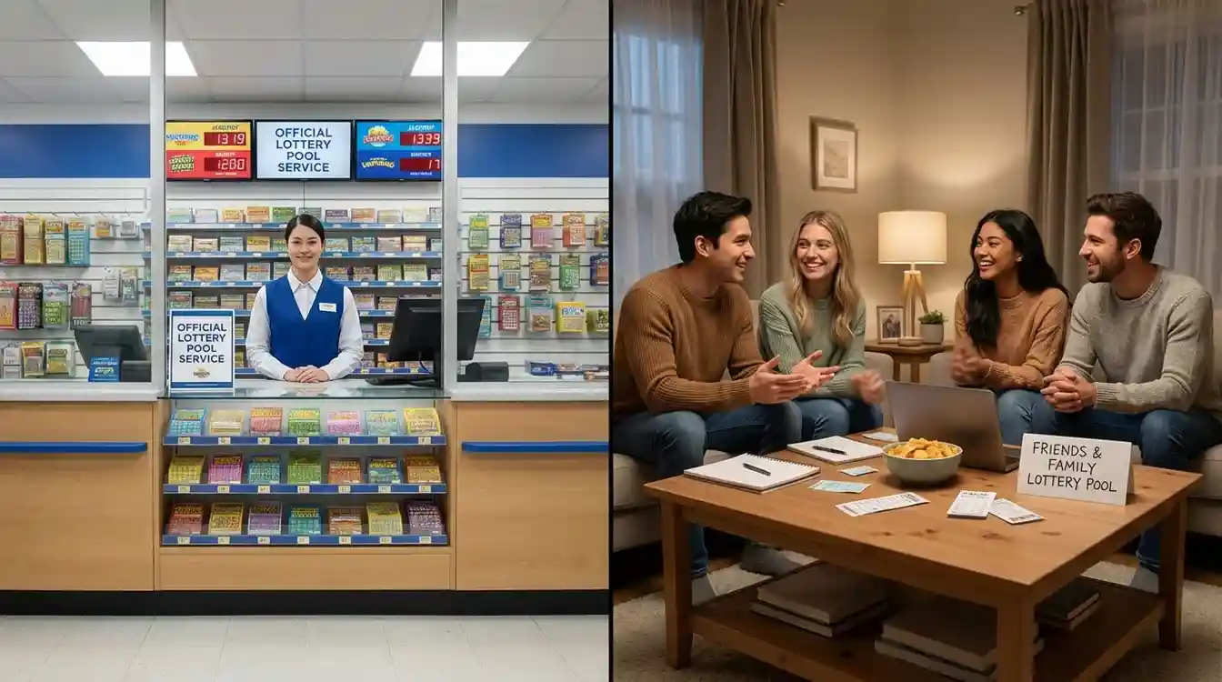 Duas opções de bolão sendo comparadas visualmente