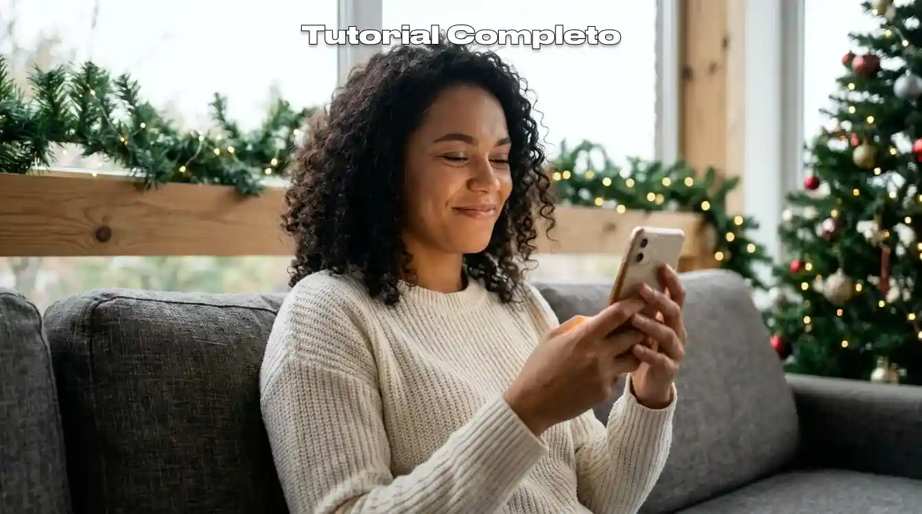 Pessoa usando smartphone para fazer aposta na loteria